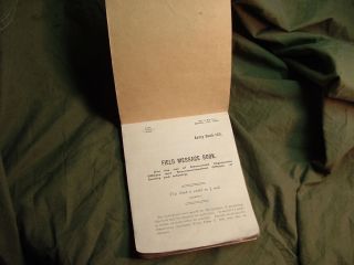  WWI 1917 Dated Field Message Book