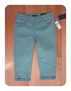  Your Daughters Jeans Sage Brush P32592 Fiona Cuffed Crop Jeans 2P $84