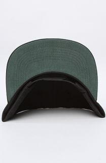 HUF The Brushed National Snapback Cap in Black