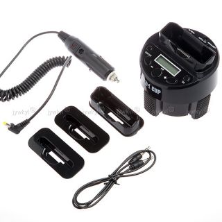 FM Transmitter Car Dock Battery Charger for iPhone 3G 3GS 4 4S iPod