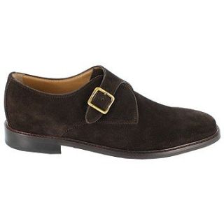 Mens Florsheim Asset Monk Brown Suede 