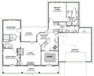 Complete House Plans 1862 Sq ft 3 4 Beds 2 5 Baths
