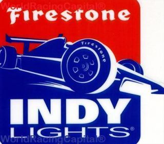 NEW 2012 FIRESTONE INDY LIGHTS CAR PRO SERIES STICKER DECAL MINT