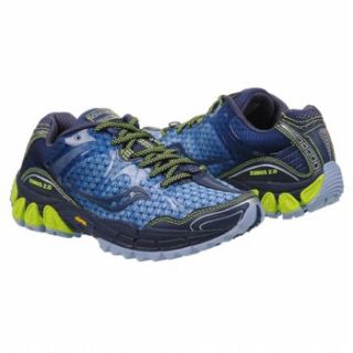 Athletics Saucony Womens ProGrid Xodus 2.0 Blue/Navy/Citron