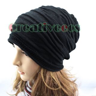 New Fashion Unisex Folds Beanies Winter And Fall Wool Hat Knit Hat