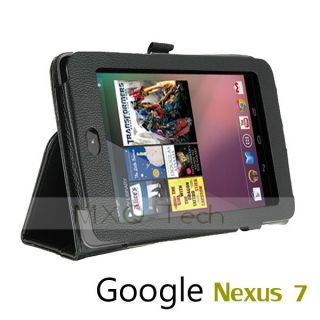 Folio PU Leather Case Cover Stand for Asus Google Nexus 7 inch Tablet