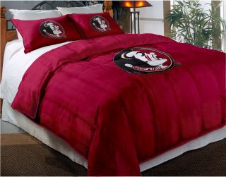 Florida State Seminoles FSU Twin Full Size Bed Chenille Comforter Set