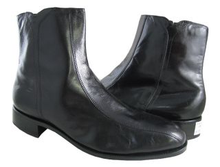 New Mens Florsheim 11087 01 Black Ankle Boots Shoes US 12