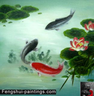 Koi Painting Koi Fish Painting Modern Abstract Painting