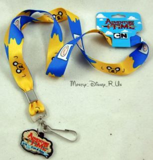 Adventure Time with Finn and Jake Lanyard with Charm New