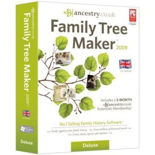 Family Tree Maker 2009 Deluxe Edition New