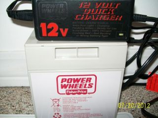 Fisher Price 12 Volt Power Wheels Battery