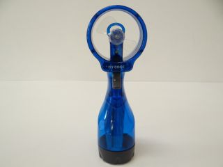 Deluxe Water Misting Fan Blue Perfect for Sporting Events Theme Parks