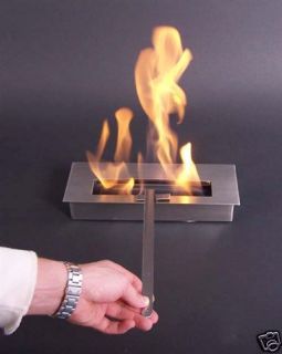 Gel Fuel or Ethanol Burner Firebox Fireplace Insert New SS430 Holds 1