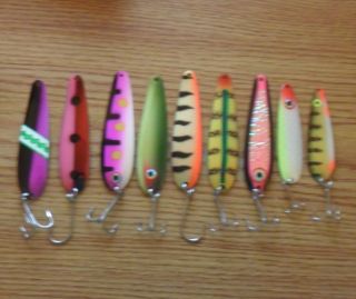 New Trout Salmon Spoons Trolling Fishing Lure