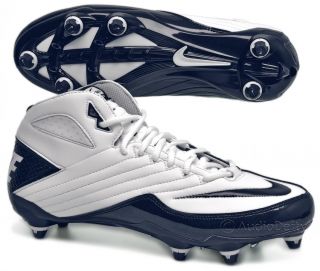 new Nike Super Speed D 3 4 Mens Football Cleats White Blue