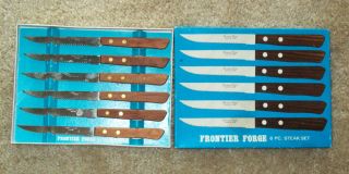 Set of 6 Frontier Forge Stainless Steel Knives Steak Knife Set