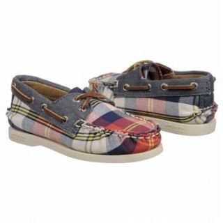 Kids Sperry Top Sider  A/O Tod/Pre Navy/Red Plaid 