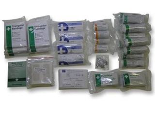 Contents 1x First Aid Guidance Leaflet, 60x Sterile Washproof