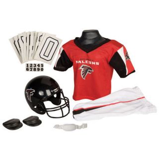 Red Atlanta Falcons Kids Youth Boys Deluxe Football Helmet Jersey