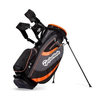 TaylorMade Golf Stratus 3 0 Stand Bag Black Charcoal Orange