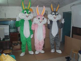  Bunny Mascot Costume Character Party Fancy Dress Adult Size