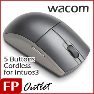 Wacom INTUOS3 Mouse 5 Button Cordless for Tablet Board ZC100 ZC 100 02