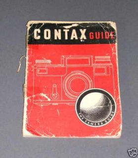 The Contax Guide Focal Press 1947 Camera Guide