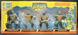 TMNT Fast Forward 4 Figure Set Playmates Toys 2007 Ninja Turtles