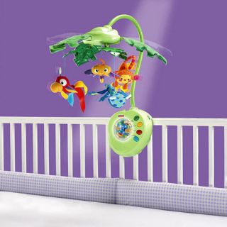 Fisher Price Rainforest Peek A Boo Leaves Musical Mobile K3799
