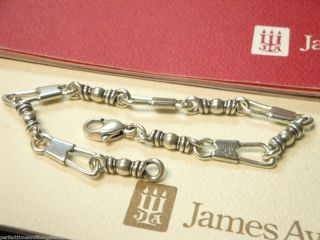 James Avery Fishers of Men Bracelet B 330M 7 3 8 Long Sterling Silver