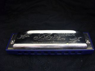 For your consideration, a Hohner Aria folk/blues harmonica in the key