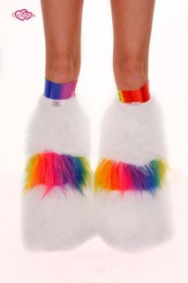  Legwarmers Are Made From Extra Fluffy Premium Faux Black Monster