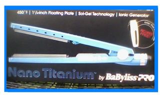 Babyliss Pro Nano Titanium Flat Iron 1 1 4 and Clipper