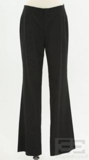 Morgane Le Fay 2 Piece Black Silk Wool Long Jacket Trouser Pants Set