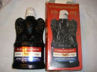 Fleischmanns Bicentenial Commemorative Decanter 1976