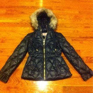 NWT Authentic Juicy Couture Black Puffer Size Small MSRP 268