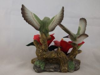  Captivating Hummingbirds Porcelain Figurine Hummingbird Pair 6