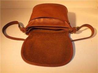 Coach Fletcher Tan Leather Xbody Shoulder Bag 4150 Made in The United