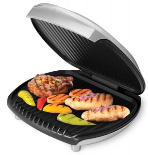 GEORGE FOREMAN GR1036P GRAND CHAMP GRILL FAMILY SIZE 8 SERVING INDOOR