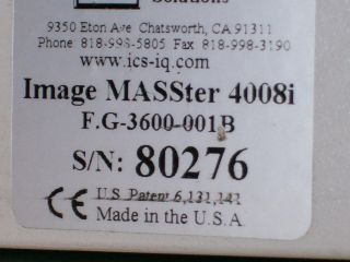 ICS Image Masster 4008i Disk Drive Software Duplicator