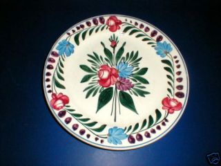 Sarreguemines FORET VOSGES French Majolica Plate