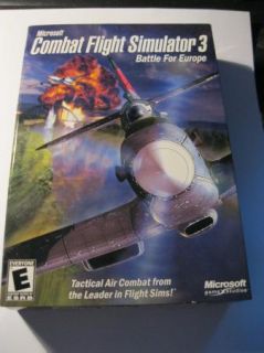 Microsoft Combat Flight Simulator 3 Battle for Europe Computer Game