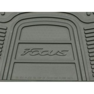 2012 Focus Genuine Ford Parts Black Rubber All Weather Floor Mat Set 4