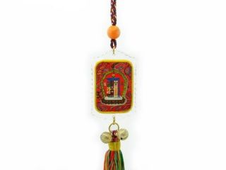  Tibetan Protection Symbol Kalachakra Tenfold Feng Shui Tassel