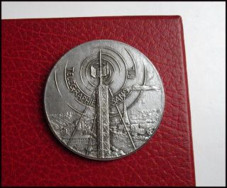 Italian Nobel XL RARE Art Medal Marconi Italy RARE Edit