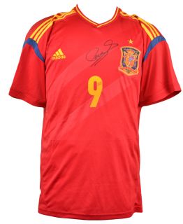 Fernando Torres Autographed Jersey Spainish National Team GA Certified