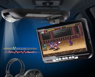 C0803 Eonon 9 Flip Down Car Monitor LCD Screen DVD Player DIVX USB SD