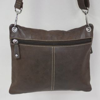Fossil Brown Leather Crossbody Handbag Small
