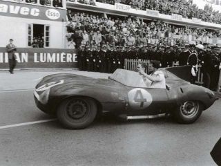 1956 (above), the Ecurie Ecosse entered D type driven by Ron Flockhart
